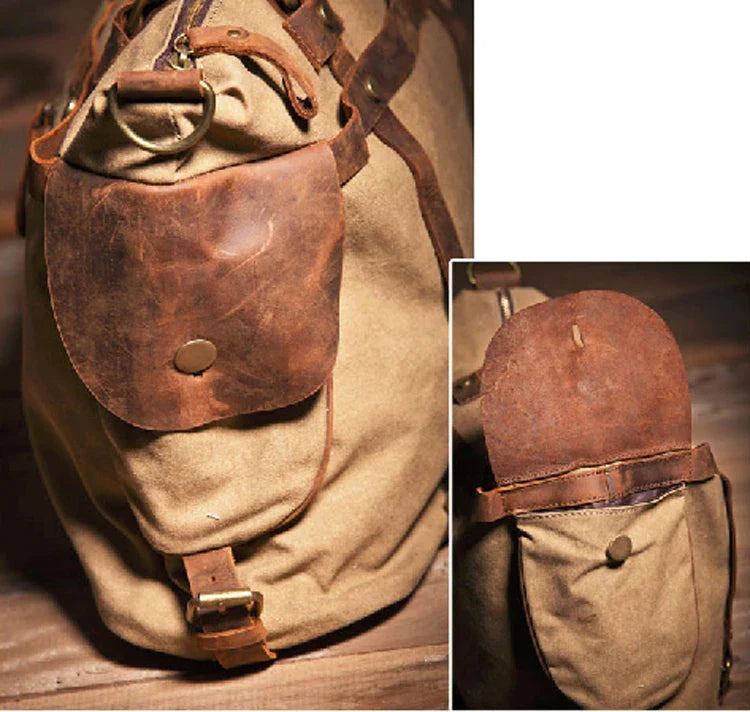 Atlas Vintage Canvas Messenger Bag