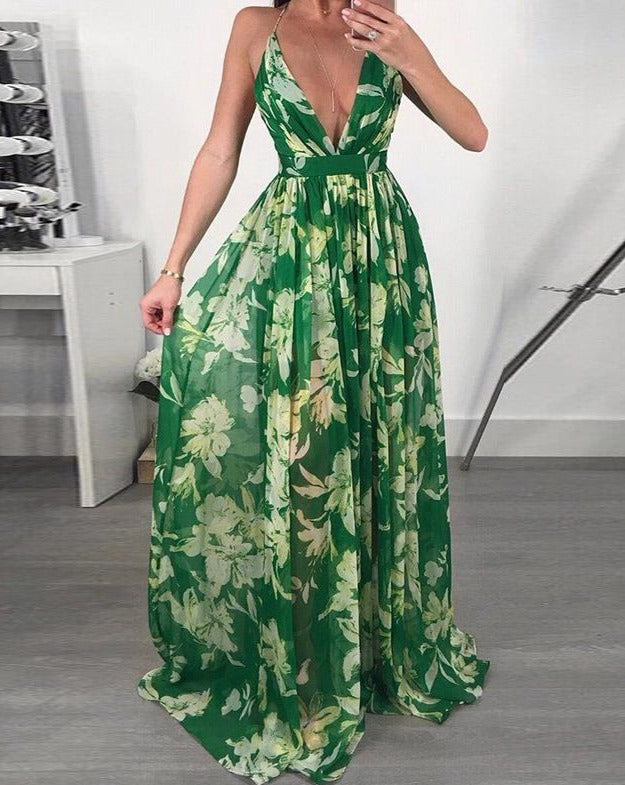 LIA MAXI DRESS Green