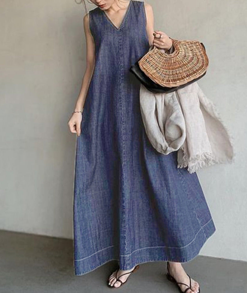 LINNET DRESS Blue One Size