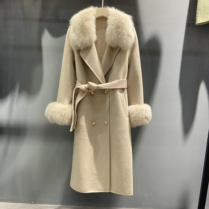 CARRA WOOL ORIGINAL COAT light beige