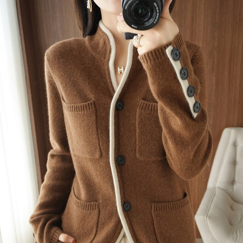 VARMELE CARDIGAN caramel