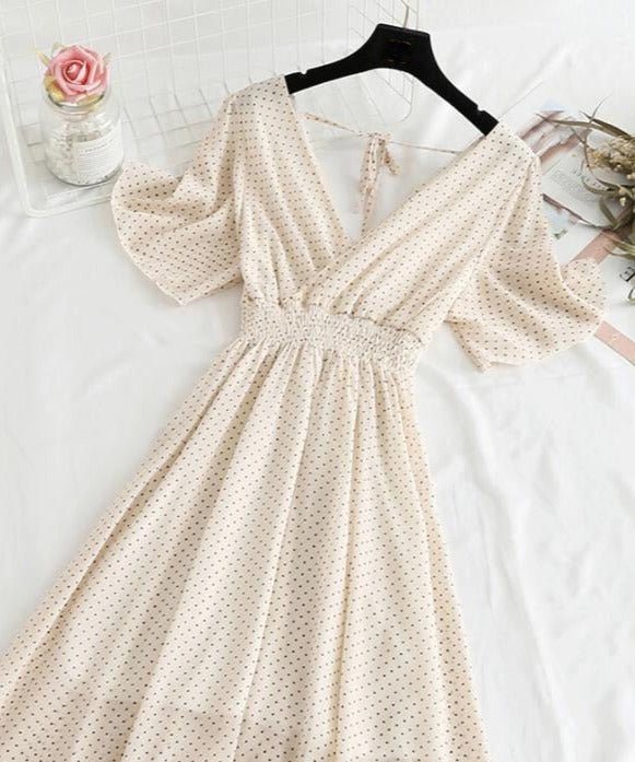 MIRIANA DRESS Beige