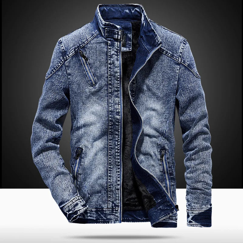 Ryder Denim Bomber Jacket