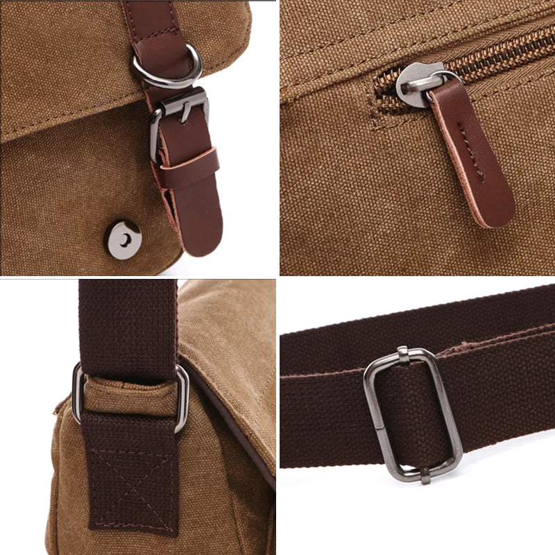 Marco Vintage Canvas Messenger Bag