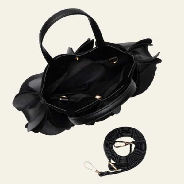 The Elara Petal-Textured Handbag
