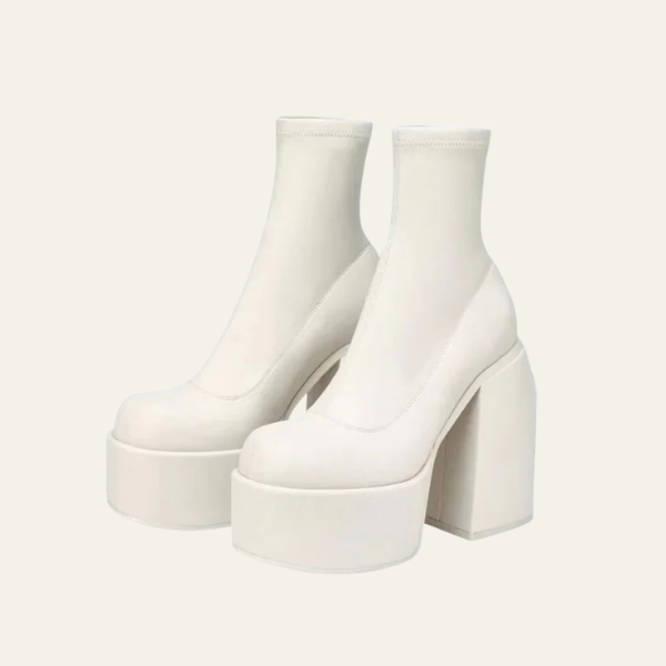 The Veyra Platform Ankle Boots