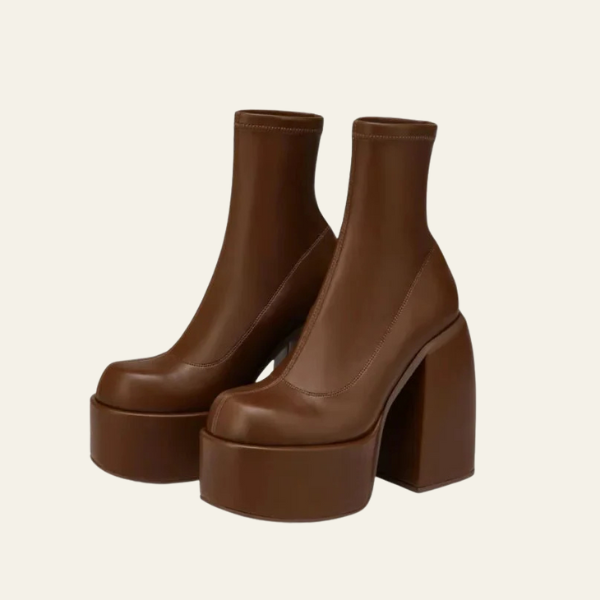 The Veyra Platform Ankle Boots