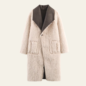 The Oslo Reversible Shearling Long Coat