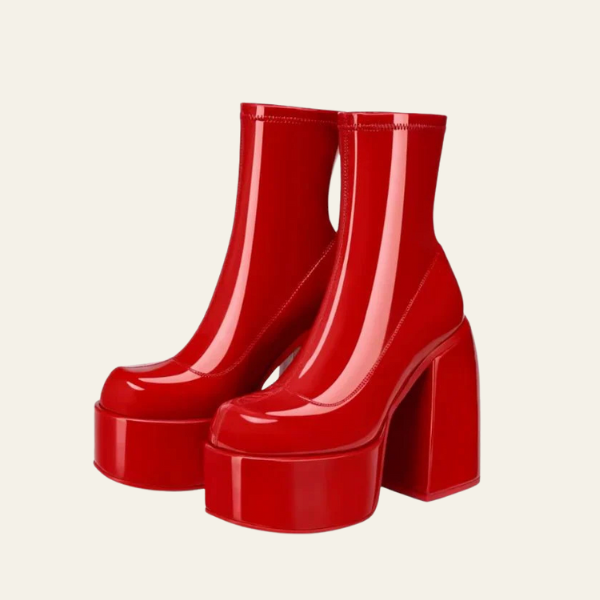 The Veyra Platform Ankle Boots