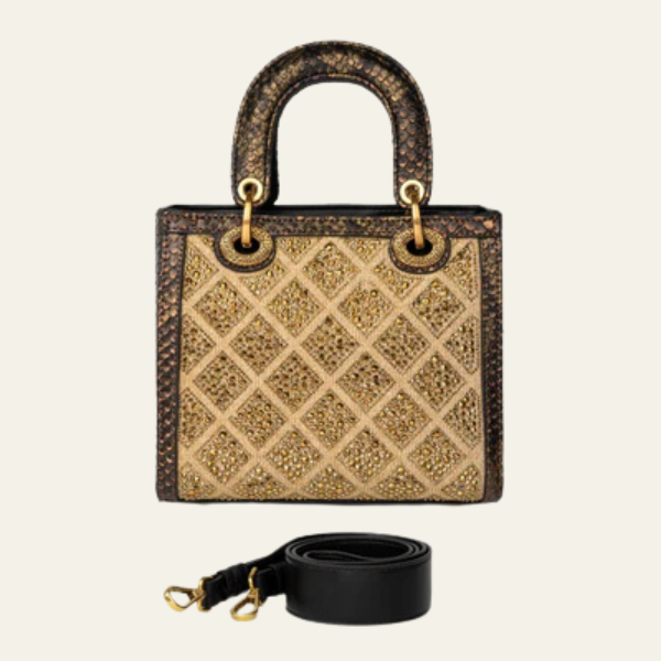 The Fleur Quilted Mini Tote