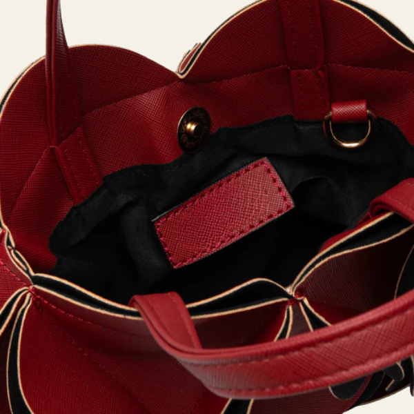 The Elara Petal-Textured Handbag