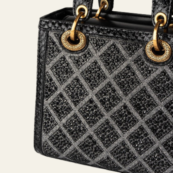 The Fleur Quilted Mini Tote
