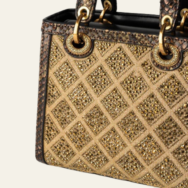 The Fleur Quilted Mini Tote