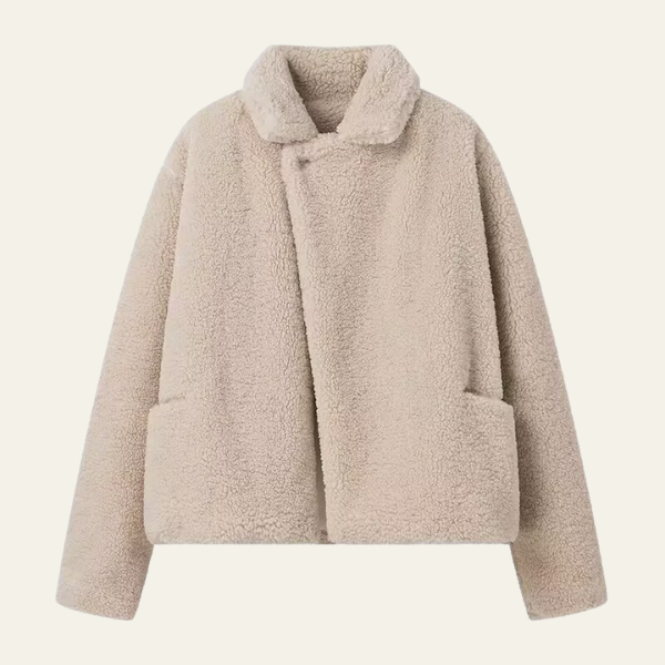 The Bergen Plush Polo-Collar Jacket