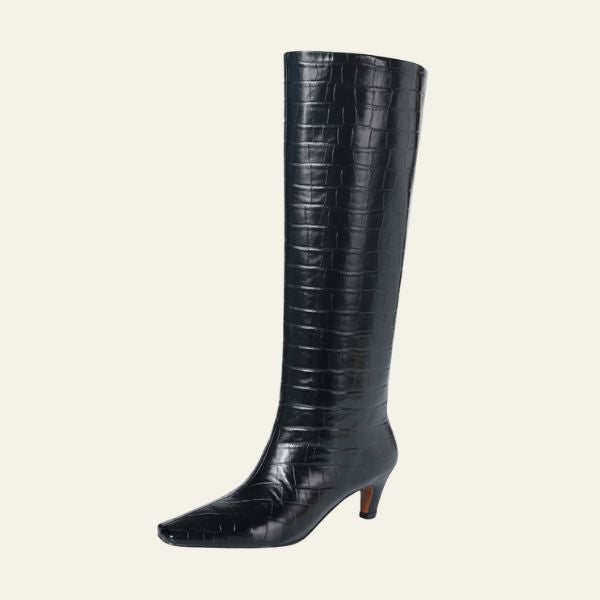 The Marseille Croc High Boot