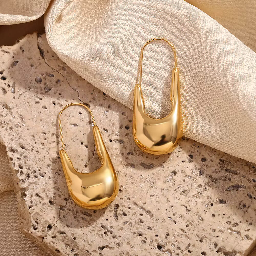 Molten Gold Earrings