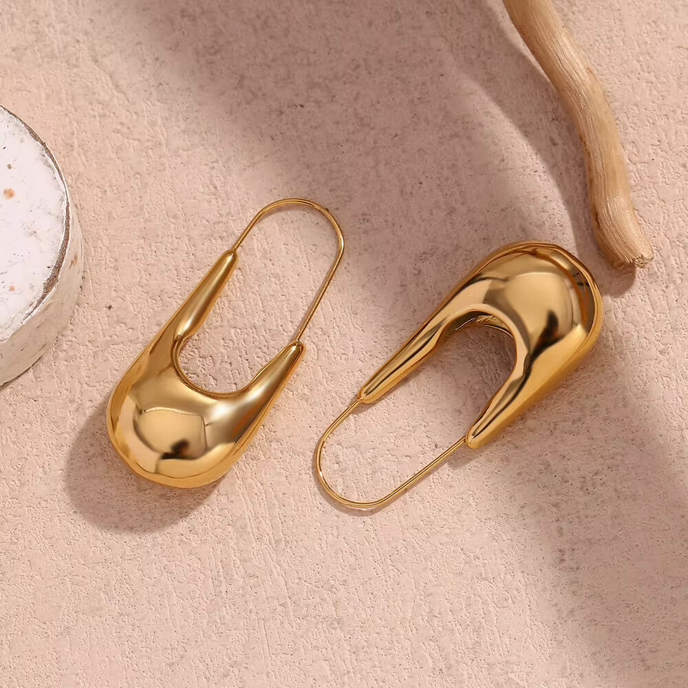 Molten Gold Earrings