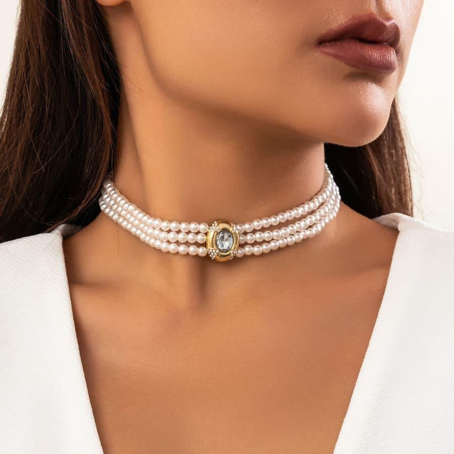 Zyra | Elegant Beaded Necklace