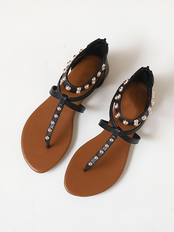 Chaussures romaines décontractées de style rétro pour les vacances