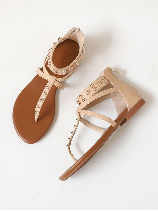 Chaussures romaines décontractées de style rétro pour les vacances