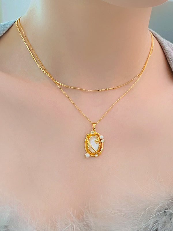 Collier clavicule double couche Fashionable Planet