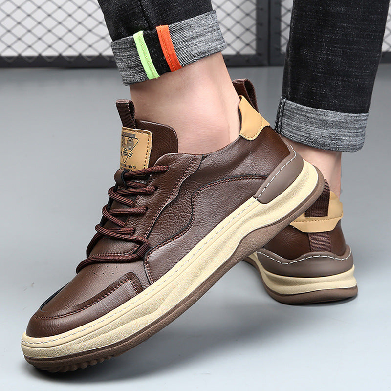 Enzo Genuine Leather Sneakers