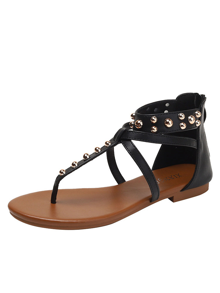 Chaussures romaines décontractées de style rétro pour les vacances