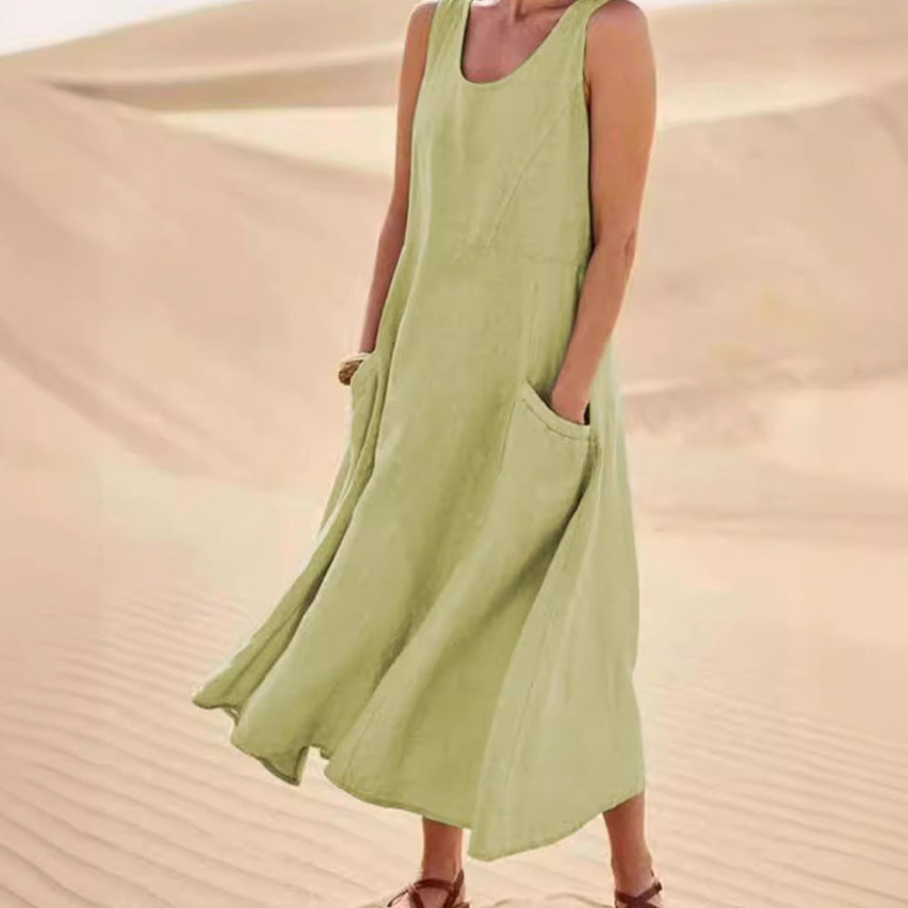 The Sahara Pocketed Midi Dress