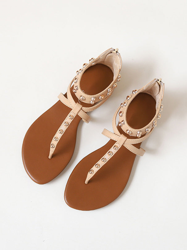 Chaussures romaines décontractées de style rétro pour les vacances