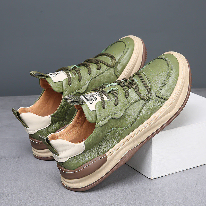 Enzo Genuine Leather Sneakers