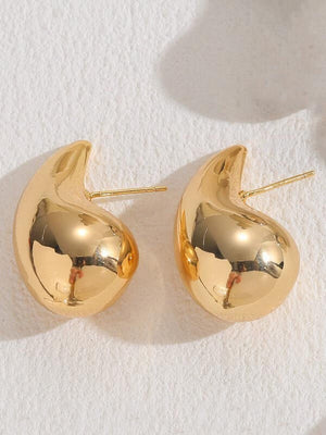 Hohle Wassertropfen Ohrringe, personalisierte Ohrringe, Dopamin Ohrringe