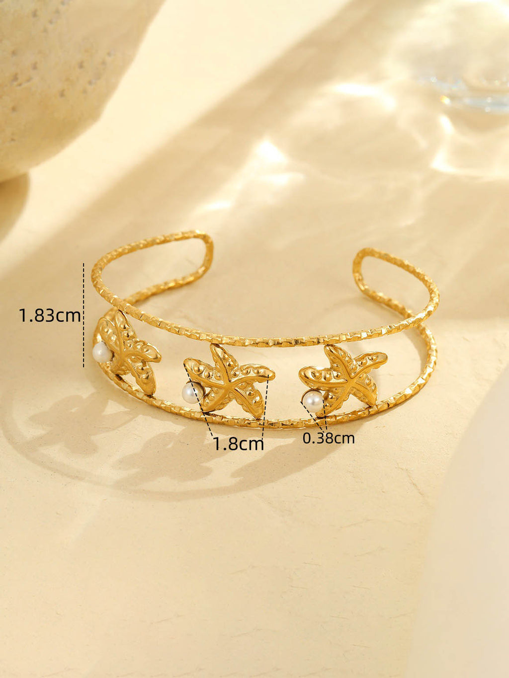 Bracelet personnalisé en coquillages et fruits de mer