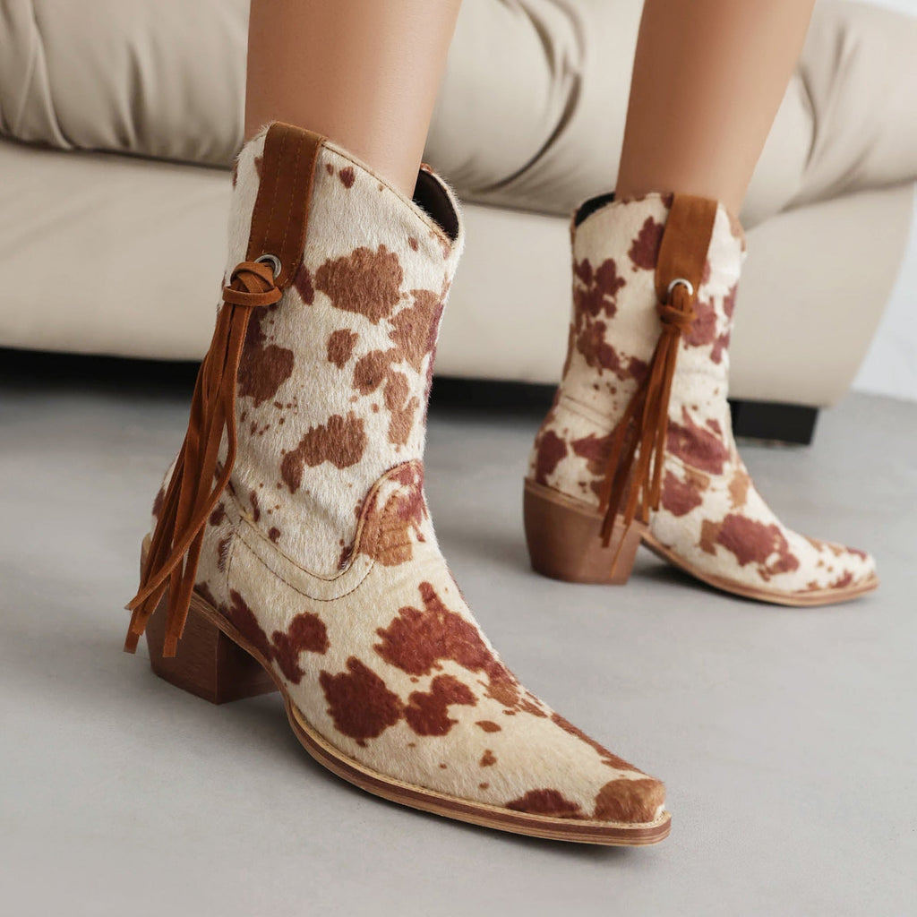 The Sedona Leopard Cowboy Boot