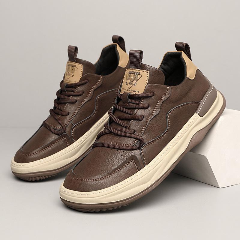 Enzo Genuine Leather Sneakers