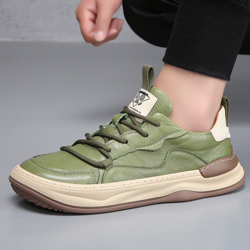 Enzo Genuine Leather Sneakers