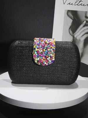 Sac de soirée tissé simple, sac polyvalent