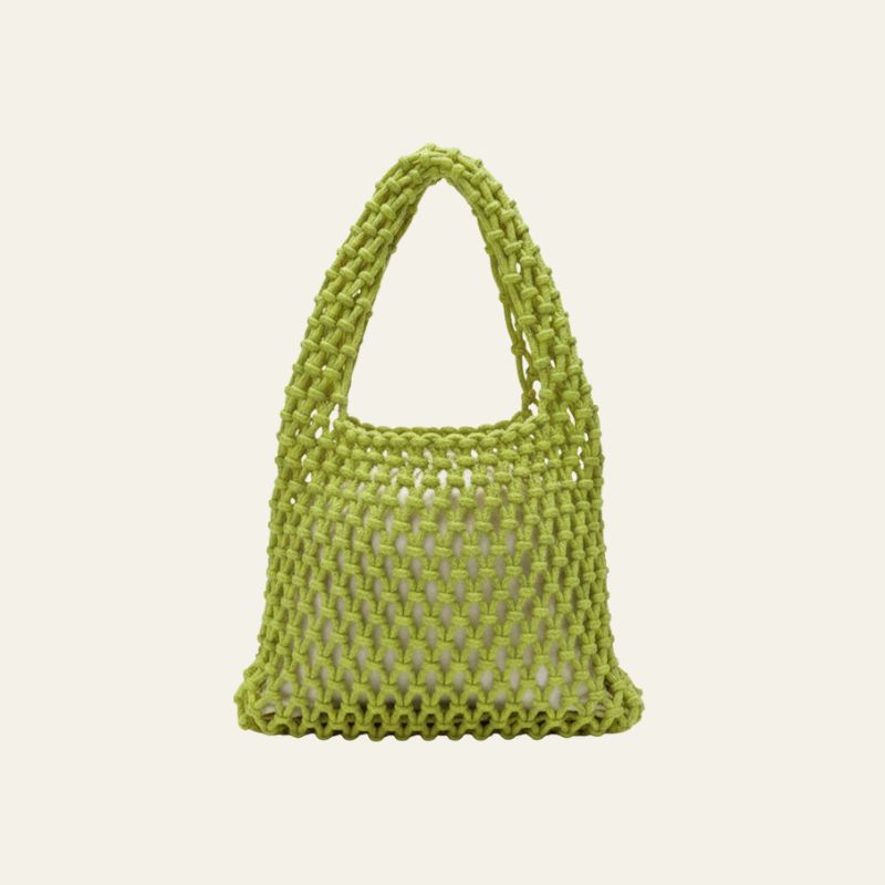 The Capri Open-Knit Shoulder Bag