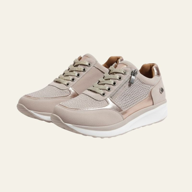 The Verona Side-Zip Wedge Sneakers