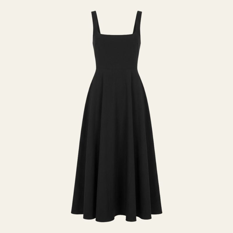 The Amalfi Square-Neck Midi Dress
