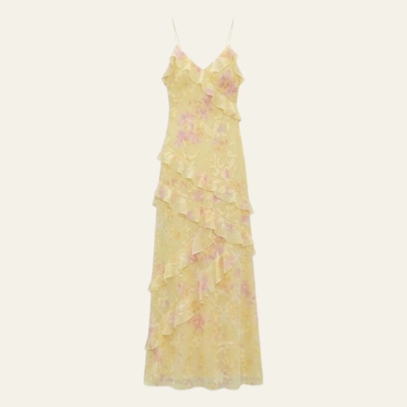 The Marbella Ruffle Tiered Maxi Dress