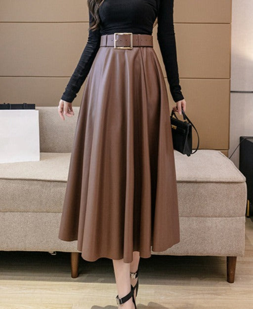 PAMELA SKIRT Coffee