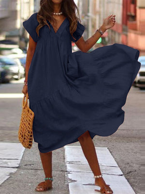 SINTIA DRESS A Navy