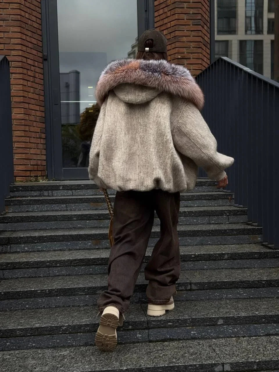 Odessa Fur Collar Coat