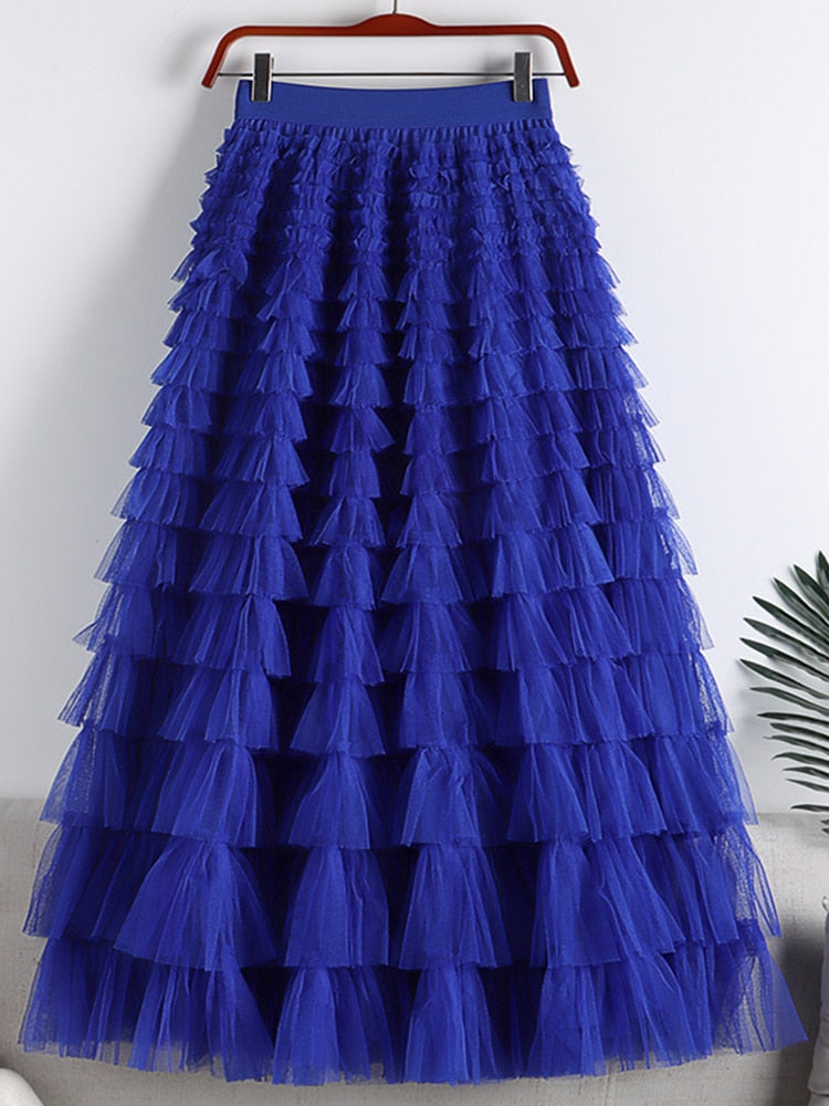 Harley Skirt Royal Blue One Size