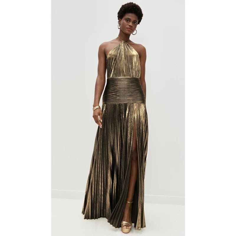 Women’s Off-Shoulder Corset Maxi Dress