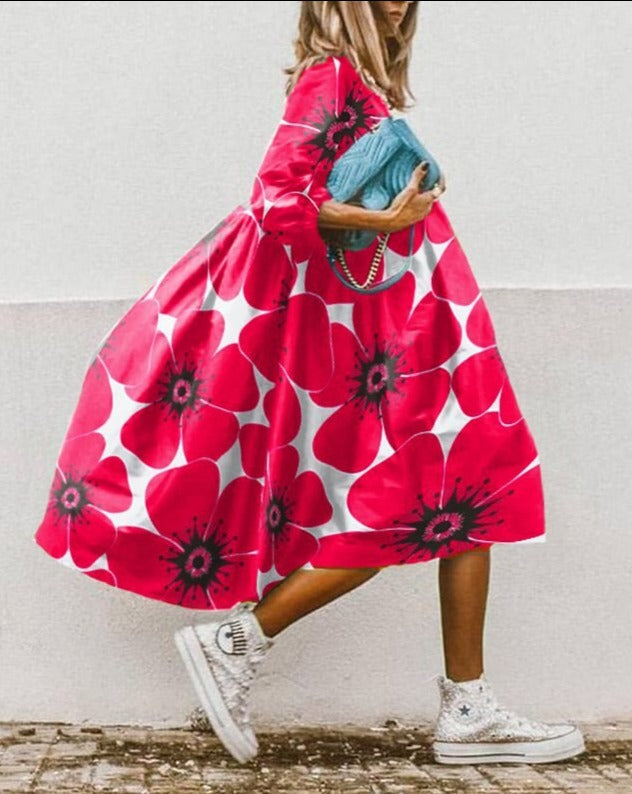 ELIZABETH DRESS Red