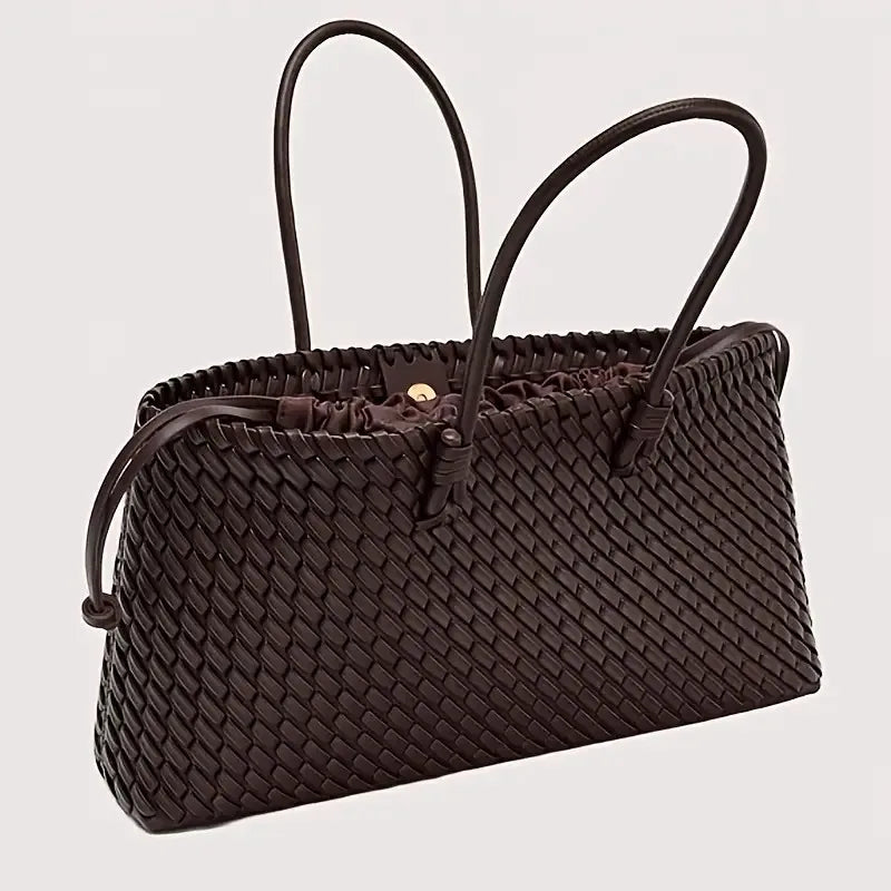 Luxury Woven Large Tote Bag