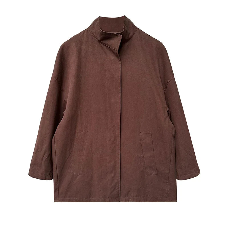 Elodie Short Lapel Trench Coat
