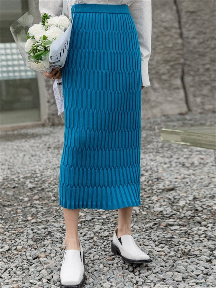 Bulina Skirt Blue One Size