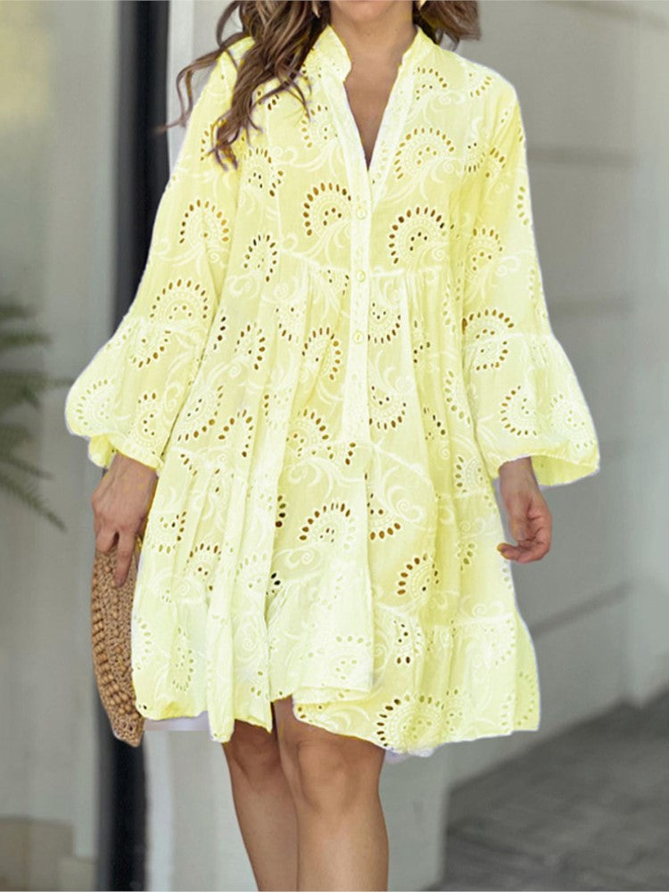 MALYNA DRESS Yellow